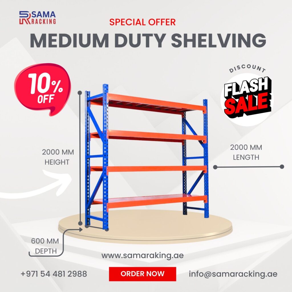 medium duty shelving
